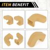 Car Bumper Tow Hook Covers for Jeep Wrangler JK JL Gladiator TJ 2007-2023 Tow Cover Cap Rubber Beige 2pcs
