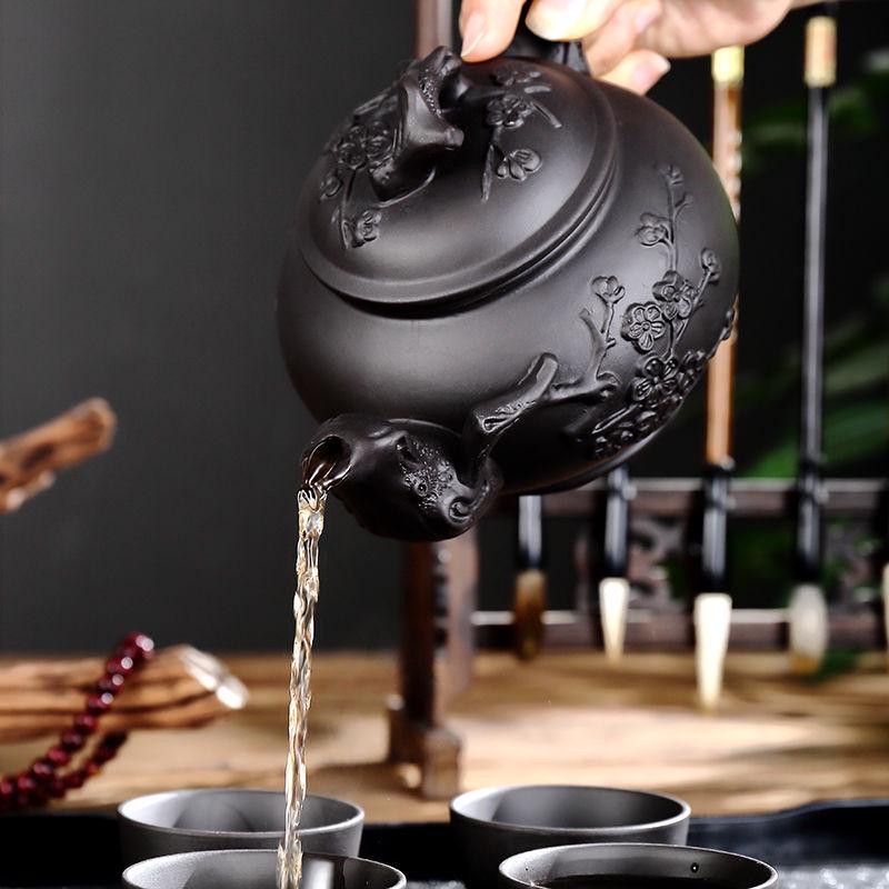 Large Capacity Purple Clay Teapot and Gongfu Tea Set