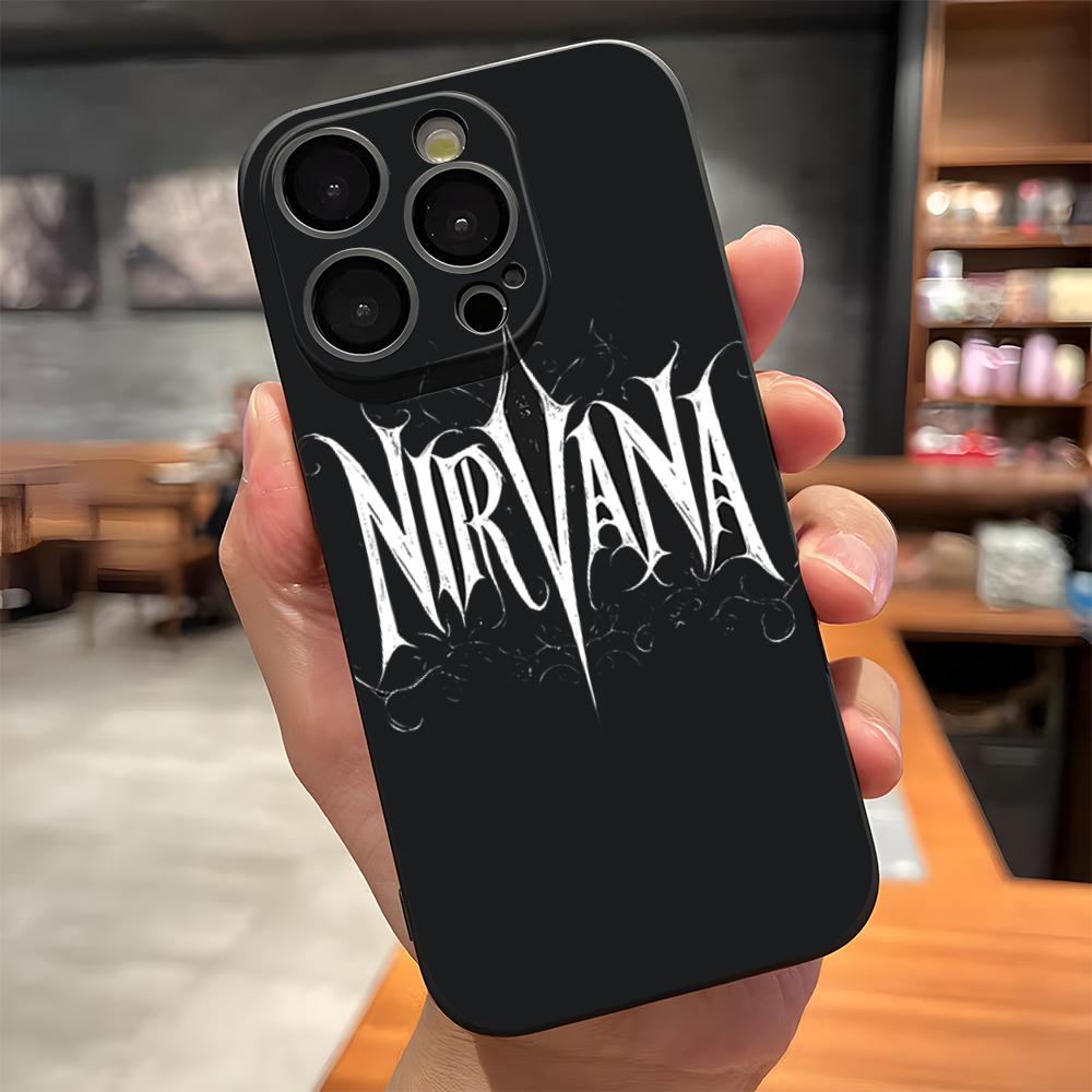 

Band Hot N-Nirvana Phone Case For IPhone 17 Pro Max 15 Pro 16 14 Plus 12 13 Mini 11 Pro Shockproof Soft Cover iPhone17Air