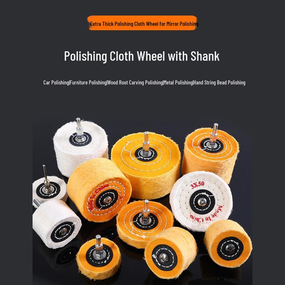 Thickened Polished Cloth Polishing Head for Metal and Acrylic, Tool Artifact