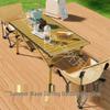 Portable Outdoor Folding Table and Chairs Set - Compact Egg Roll Design for Camping and Picnics