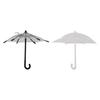 Miniaturní deštník Mini průhledný deštník Dekorace pro panenky Ruční výroba