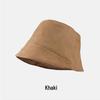 Women's Suede Bucket Hat - Solid Color, Versatile, Large Fit, Face-Covering