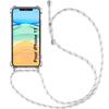 Smartphone Case - iPhone 11 - Flexible - Transparent - Anti-scratch - Cord Included