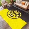 Borussia Dortmund Print Rug, Washable Floor Carpet, For Entryway Dorm Laundry Room Office Study, Home Decor Birthday Christmas Gift