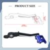 Motorcycle Rear Brake Pedal Lever, Aluminum Alloy Repair Part, Lightweight And High Strength,