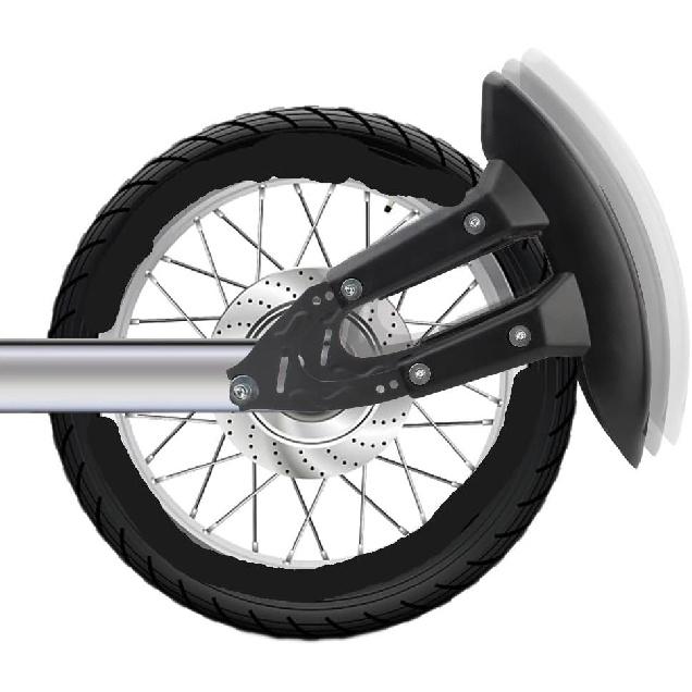 Motorcycle Mudguard With Bracket Mudguard For Splash Guard Motorcycle Rear Wheel Cover