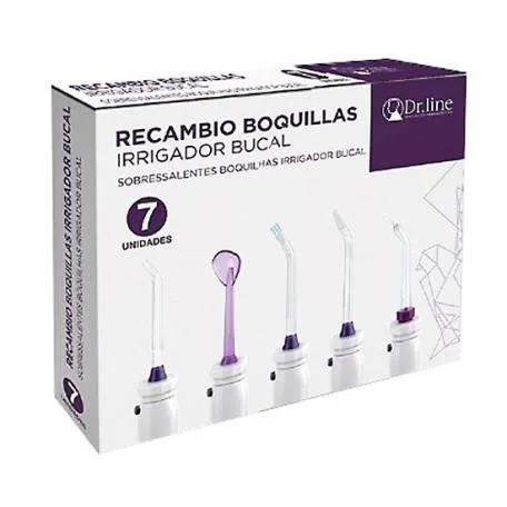 Доктор. Линия Dr Line Recambios De Boquillas De Irrigador Bucal 7 Unidades Clarben