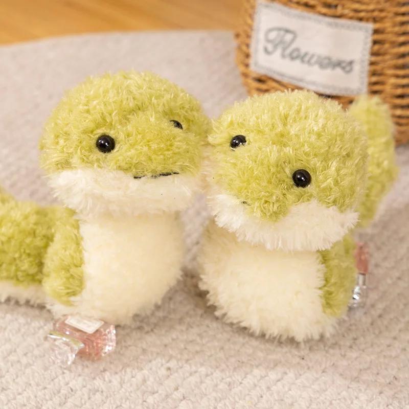 Lovely Giant Green Boa Plush Toy Doll Snake Pillow Throw Pillow Forest Family Boy Birthday Gift Living Room Decoration