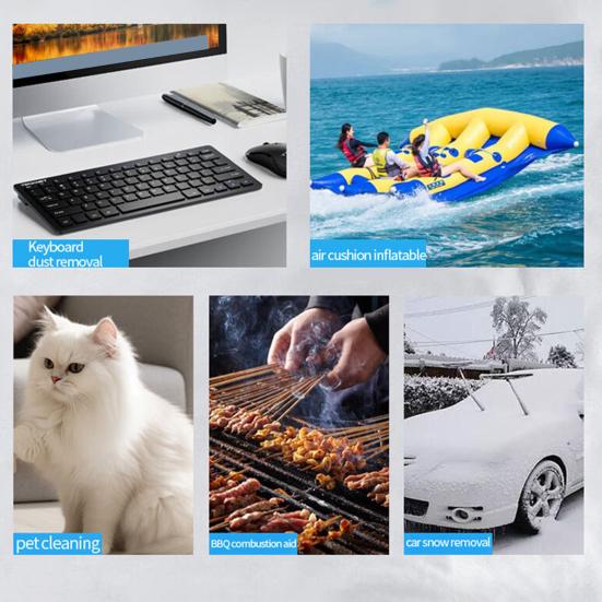 Brushless Turbofan 13W High-Power Motor Lightweight Portable Design High-power Driver Fan Home Office Cooling Fan