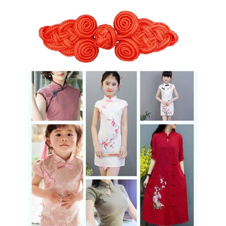 Chinesischer Cheongsam-Verschluss Traditioneller Knotenverschluss Chinesische Knotenknöpfe DIY-Werkzeug