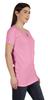 Inkmeso Long Length Notch Neck Top For Women Basic Cotton Tee Shirt w  Pocket Patch Legging