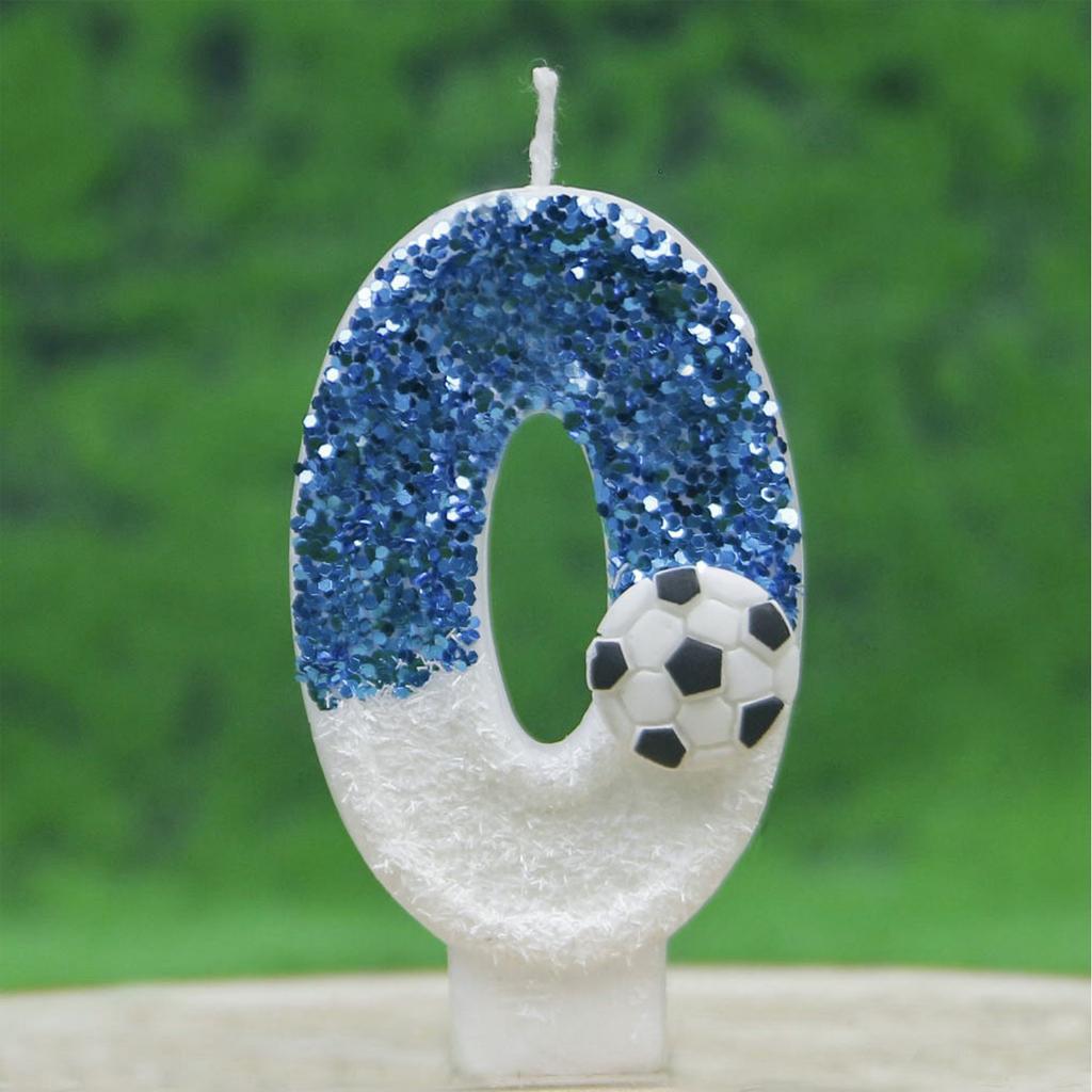 Creative Football Digital Birthday Candles