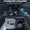 Colorful C24 Bluetooth Car MP3 Player with Dual USB Type-C Charger & FM Transmitter