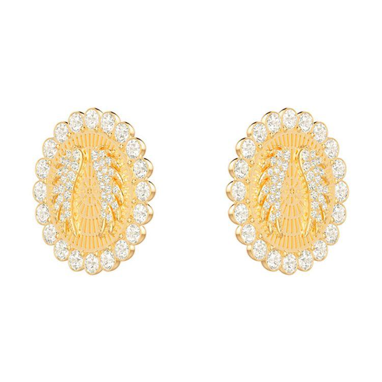 Swarovski Lucky Goddess Romantic Glamorous Angel Wings Earrings Women earrings 5464120 Gold Plated