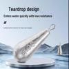 Water Drop Ring Sinker for Sea Rod Fishing and Bottom Finding