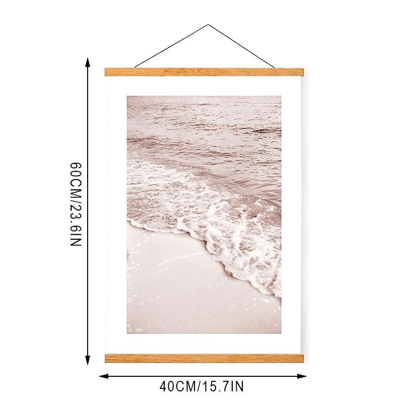 Geometrische Bilder Poster Magnetischer Posteraufhänger Naturrahmen Aufhänger Rahmen Gemälde Fotorahmen Wandkunst Bastelrahmen