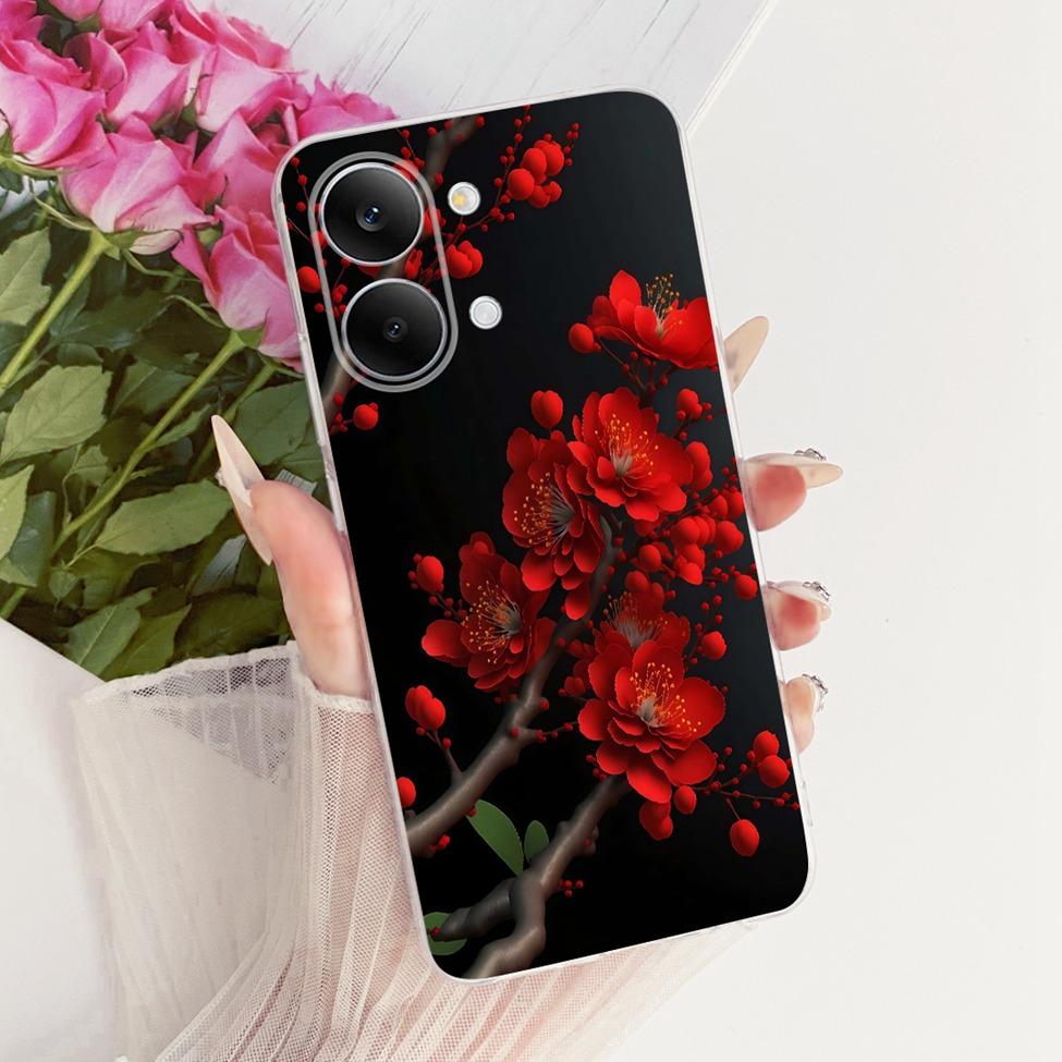 Case For Xiaomi Poco X8 Pro Max Cover Transparent Fashion Butterfly Cute Cat Cool Painted Soft Phone Casing 2602BPC18G
