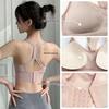 Women's Shockproof Sports Bra - Wirefree Yoga Vest with Beautiful Back Design