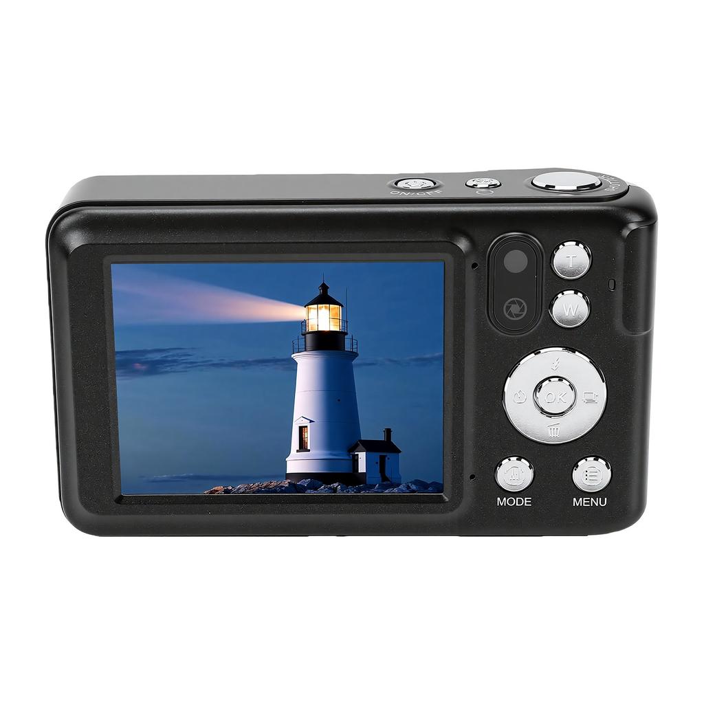 5K Digital Camera 64MP 6X Zoom Autofocus WiFi Digital Camera with Front Rear Lens 2.8 Inch HD Touch Screen LED Fill