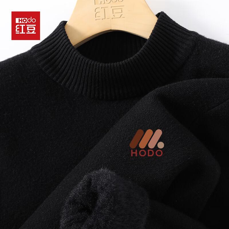 Hodo Men's Winter Fleece-Lined Turtleneck Sweater