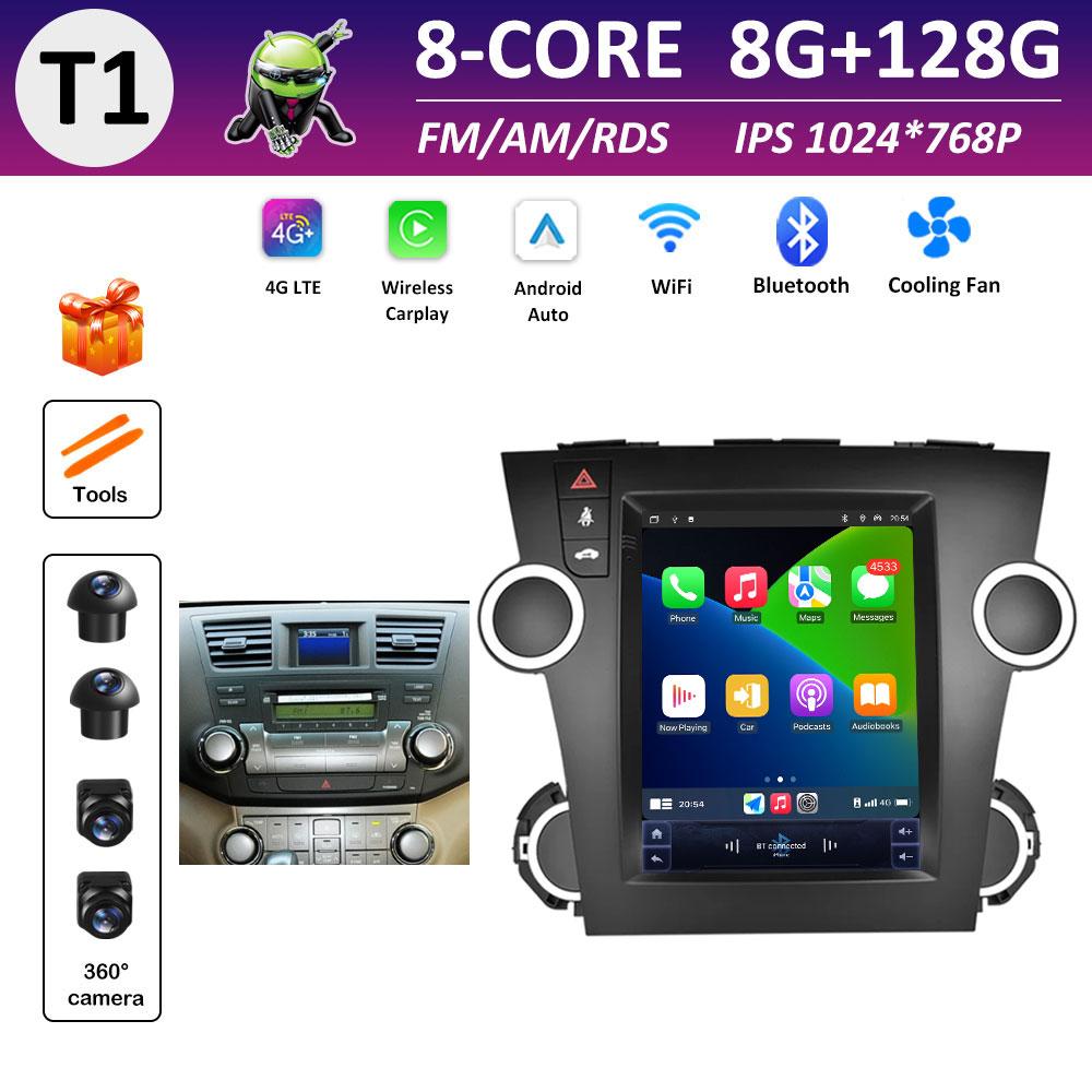 Android Intelligent System for Toyota Highlander 2009 2010 2011 2012 - 2014 GPS Navigation WIFI IPS Touch Screen Auto Tools WIFI