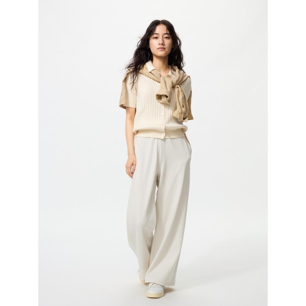 Uniqlo Japan Warm Fleece Straight Pants Short Length