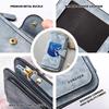 Fashion Whale Printed Long Wallet Multi Card Slot Portable Casual Leather Purse