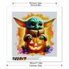5D DIY Diamond Painting Decorative Pumpkin Lantern Full Round Drill Scenery Diamond Embroidery Cross Stitch Kits Home Decor Gift