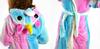 Kinderbademantel Einhorn Pegasus schön für Mädchen 134 Kinderbademantel Regenbogen Einhorn Pegasus 104