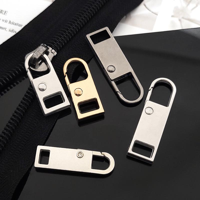 Tool-Free Metal Zipper Puller for Luggage, Bags, Jackets, Clothes, and Shoes