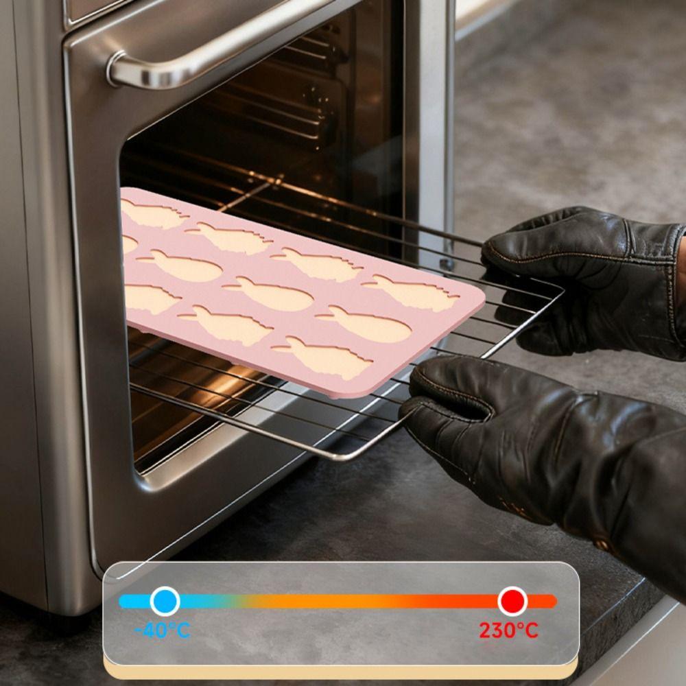 Easter Egg Bunny Muffin Pan 12-Cavity Chocolate Molds Cute Easter Bunny Molds  Holiday Baking