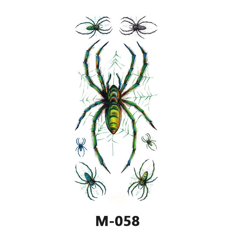 Customize Wolf Dragon Spider Scorpion Animal Temporary Tattoo Designs for Man