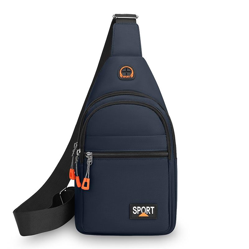 Men's Crossbody Bag Outgoing Lightweight Sports Travel Chest Bag Large Capacity Shoulder Bag
