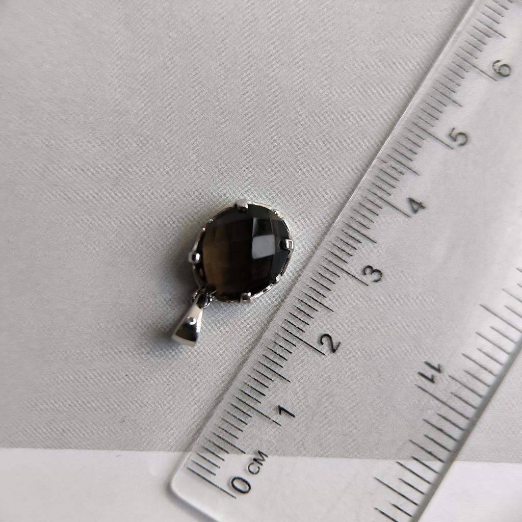 Silver Pendant with Rauchtopaz (smoky Quartz) 4.387ct (2180531)