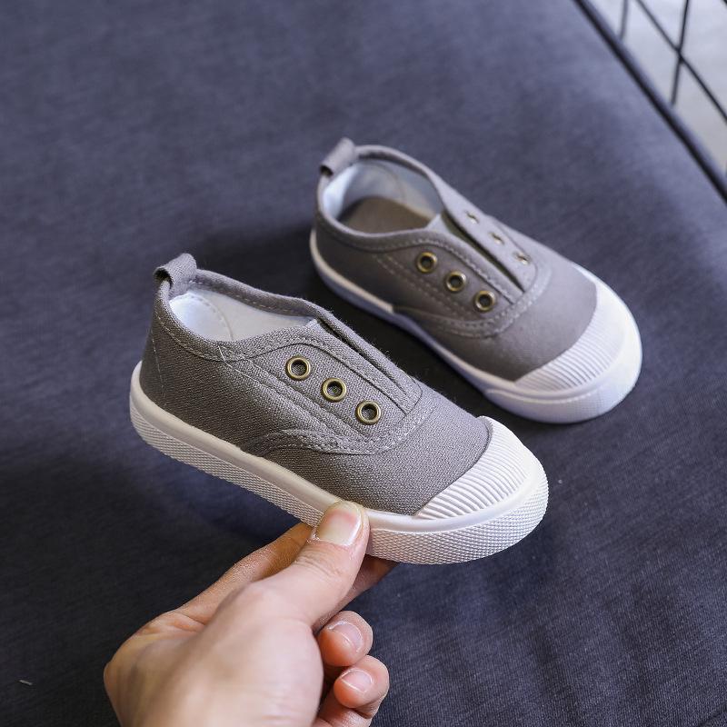 Scarpe da ginnastica in tela stile coreano per bambini - Scarpe casual alla moda per primavera e autunno per ragazzi e ragazze