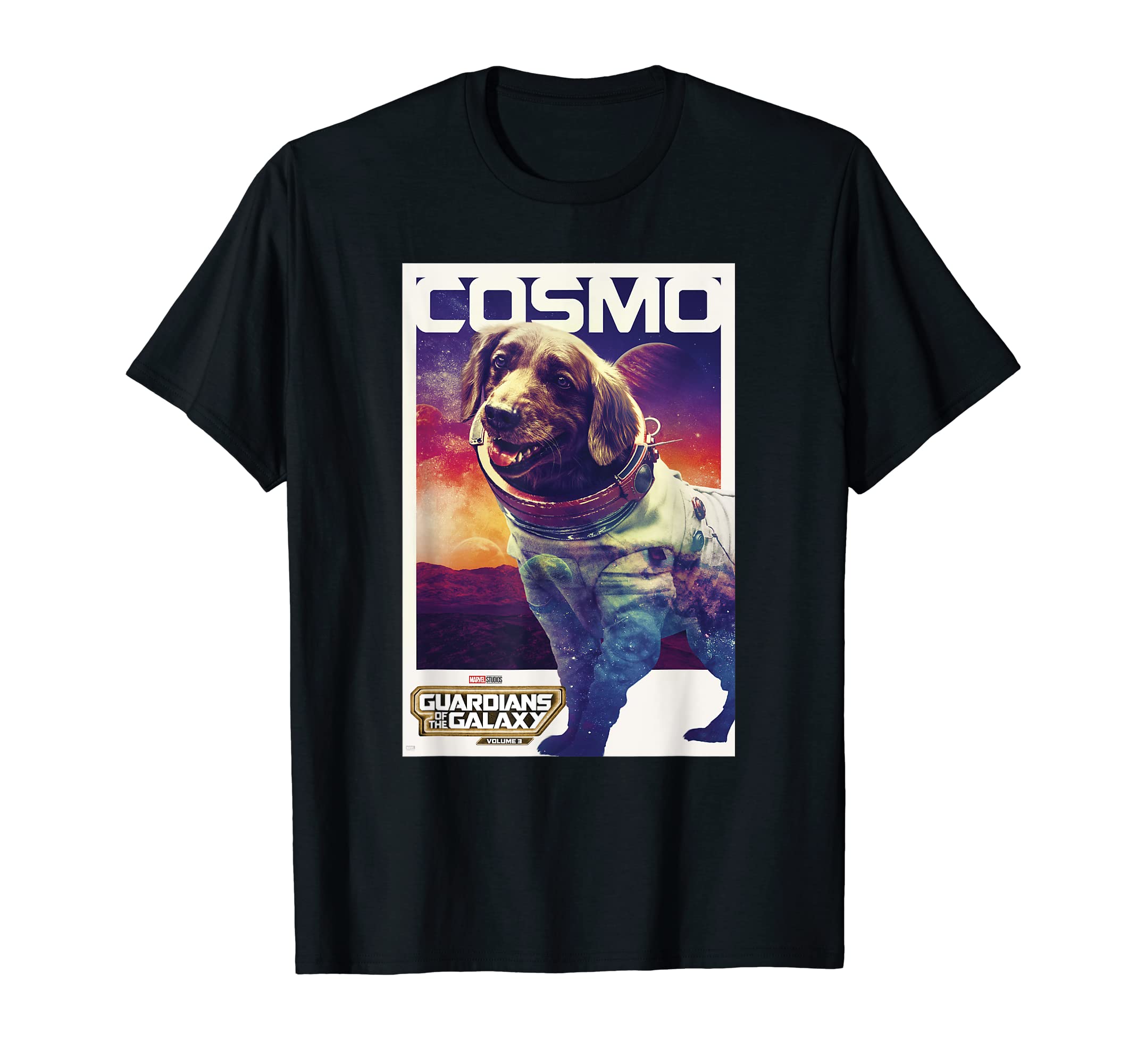 

Marvel Guardians of the Galaxy Vol. 3 Cosmo Solo Poster T-Shirt