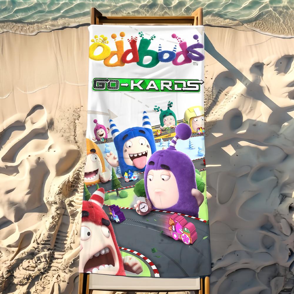 Asciugamano Carino Cartone Animato O-Oddbods Asciugamano da Spiaggia da Viaggio Leggero Delicato sulla Pelle Per Piscina Spiaggia Campeggio Crociera Estate