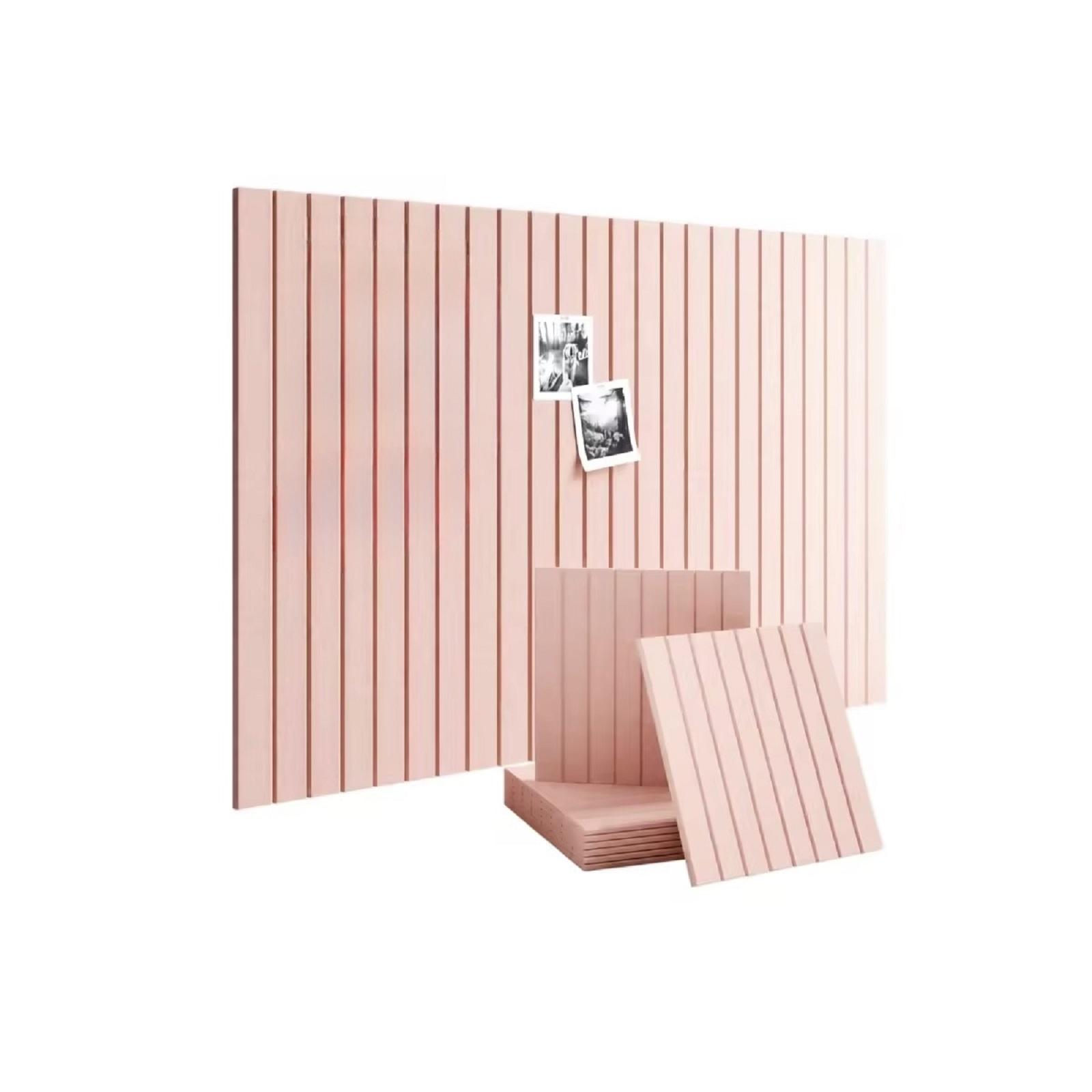 3030 Selbstklebende 3D-Tapete, vertikale Streifen gepolsterter Wandaufkleber für Wohnzimmer, Abziehbar und Aufklebbar Tapete für Mietwohnung und Heimdekoration One Size rosa