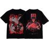 Japanisches klassisches Hotblood Anime Jujutsu Kaisen Grafik-T-Shirt Oversize Herren Damen Locker Casual Streetwear Hip Hop Fashion Tee