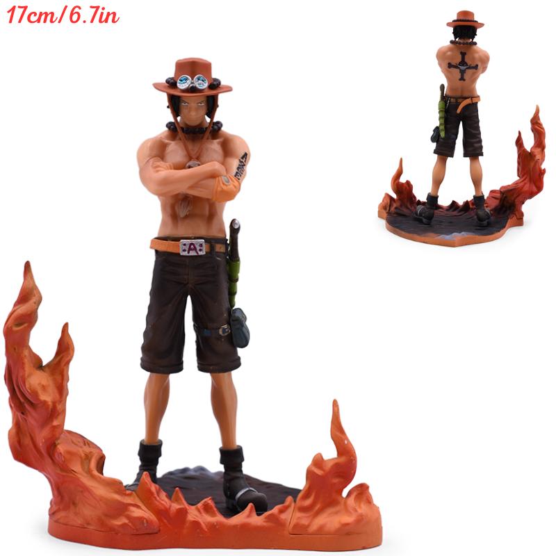 Anime One Piece 10. Jubiläum Feuerfaust Escal D Ace Luffy Bruder Figur Spielzeug Portgas D Ace PVC Action Modell Puppen Geschenke
