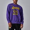 Jordan Los Angeles Lakers Letter Number Crew Neck Casual Long Sleeve T-Shirt Men Tops Field-Purple DN4718-508