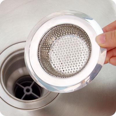 Stainless Steel Sink Filter Mesh Shower Floor Drain Hair Catcher Stopper Food Slag Drainer for Kitchen Bathroom Accessories