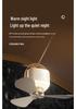 USB Rechargeable Portable Ceiling Fan Light for Dorms, Camping, and Home Use