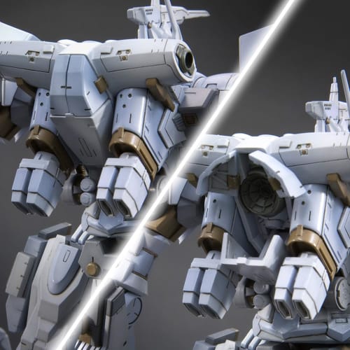 Kotobukiya Armored Core Aspina White Glint ARMORED CORE 4 Ver. 1/72 Scale Plastic Model Kit, Approximately 170mm Tall