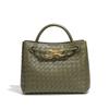 Bow Bag Fashion Woven Handbag Square Shoulder Messenger Women'S Bag