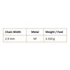 New Patterned Cable Bulk Chain 2.9mm for DIY Jewelry Making Genuine 14K Gold Filled Chain