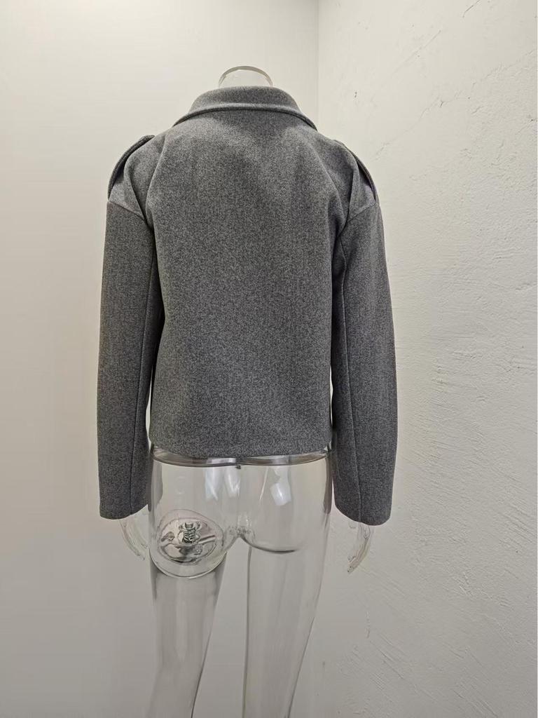 2025 Winter Fashion British Suit Collar Woolen Women's Jacket