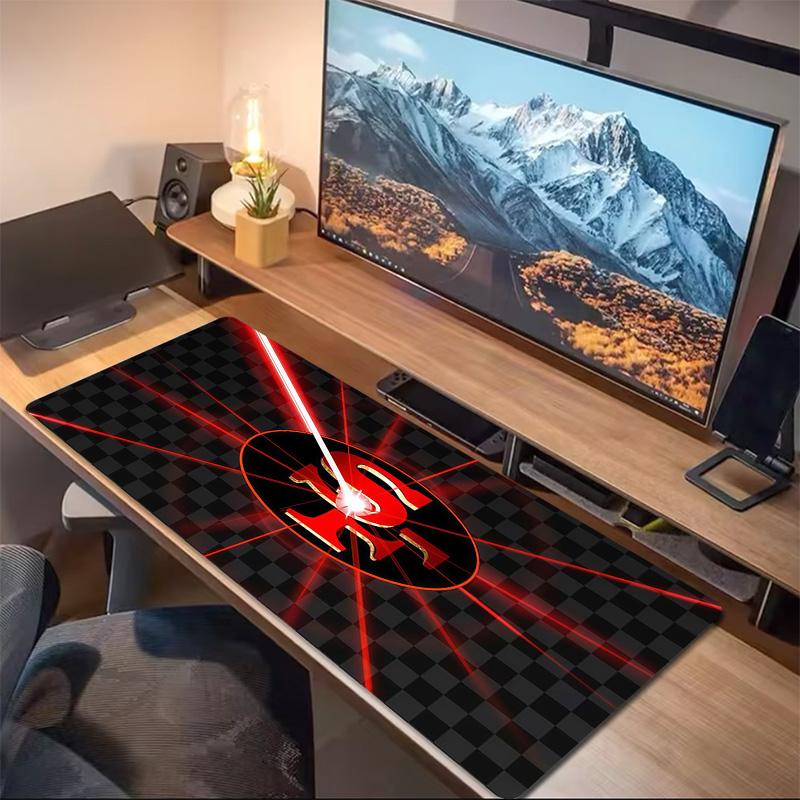 San Francisco 49ers2 Print  Cushion Non-slip Laptop Tablet Big Mousepad XXL Mat Mini PC Playmat With Lock edge