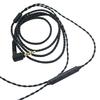 4Strand Braideds Headphone Cable With Triple Button Microphones MMCX Connectors for SE425 SE535 SE846 UE900